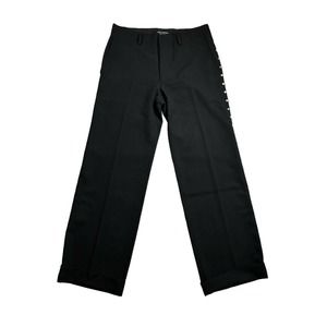 Junya Watanabe Comme Des Garçons Studded Rivet Black Wide Leg Trousers Medium 07